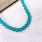 Collar con Cuencas de Cristal con Acero Inoxidable CAI3423-3