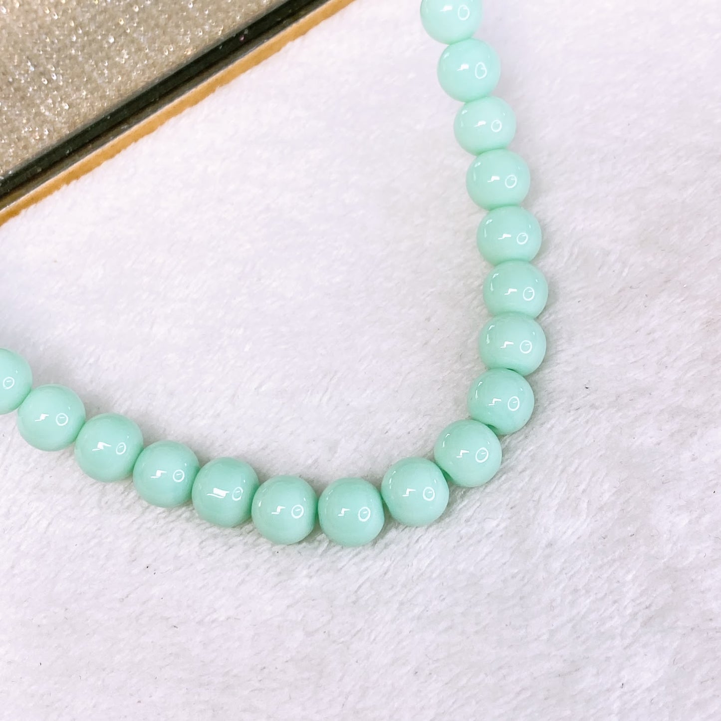 Collar con Cuencas de Cristal con Acero Inoxidable CAI3423-2