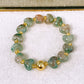 Pulsera Acrilico y Chapa de Oro COP1928-3
