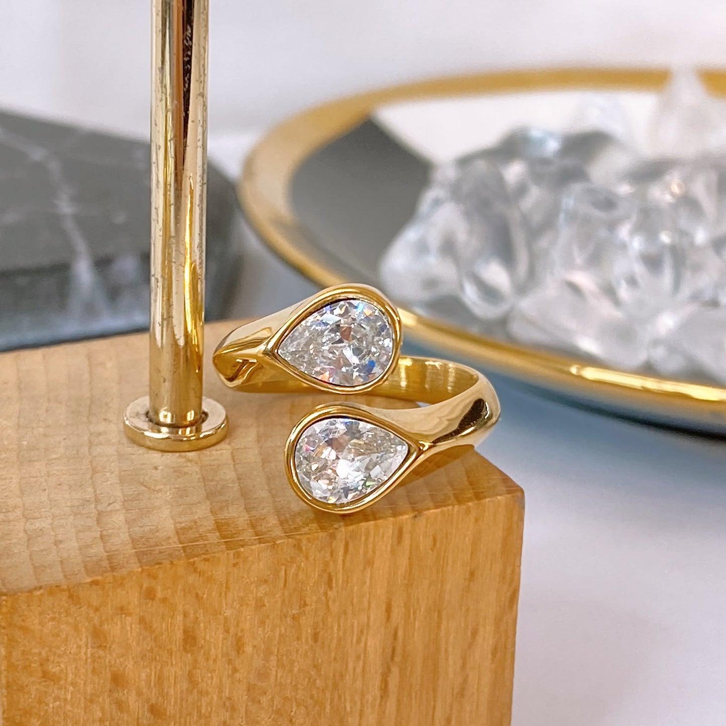 Anillo de Acero Inoxidable Talla #8 RAI13779-8