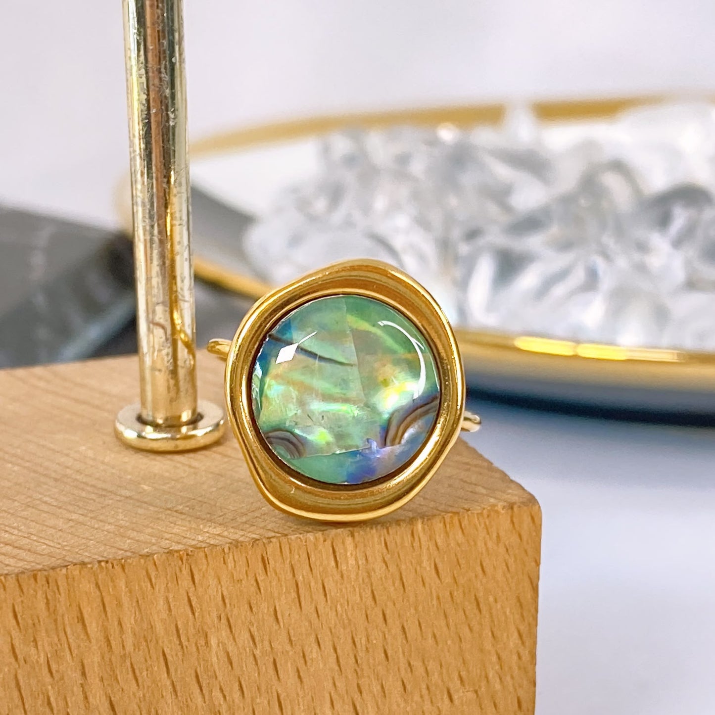 Anillo de Acero Inoxidable Ajustable RAI1384-1