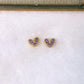 Arete de Chapa de Oro COA2883-4