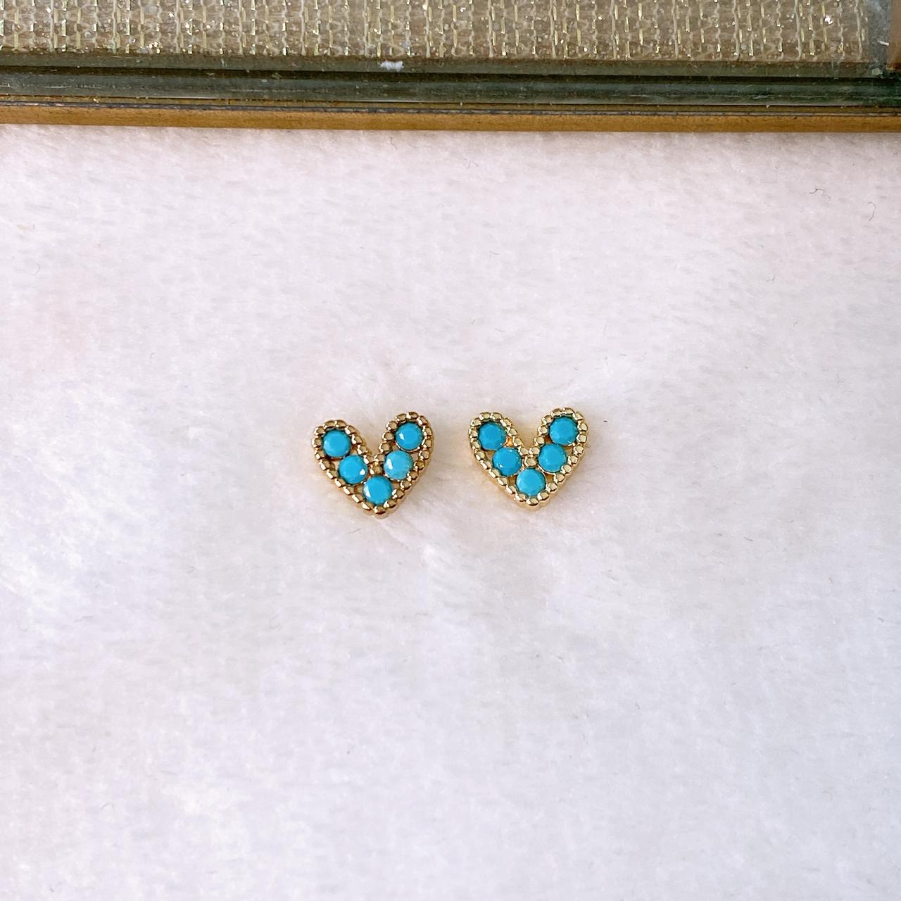 Arete de Chapa de Oro COA2883-5