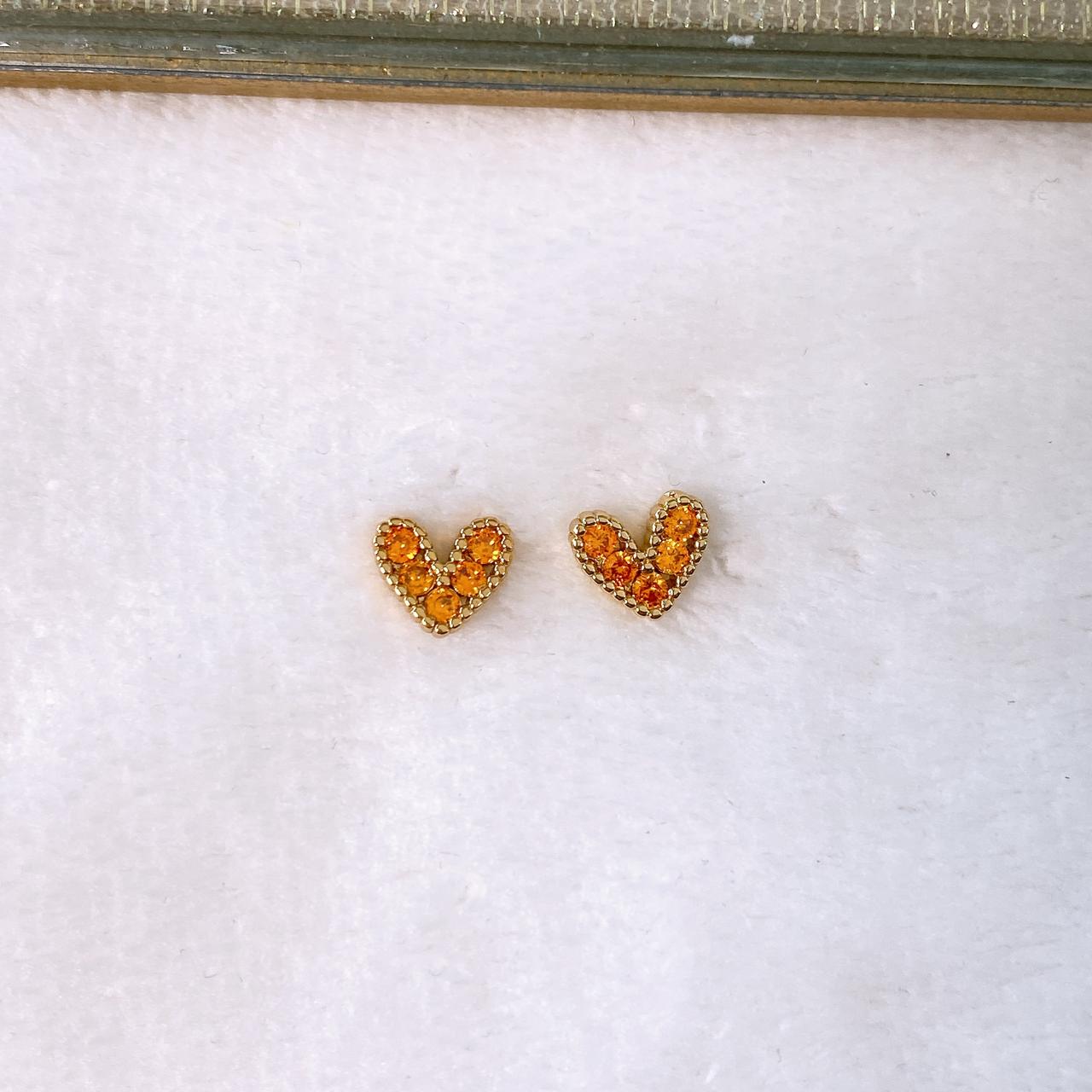 Arete de Chapa de Oro COA2883-2