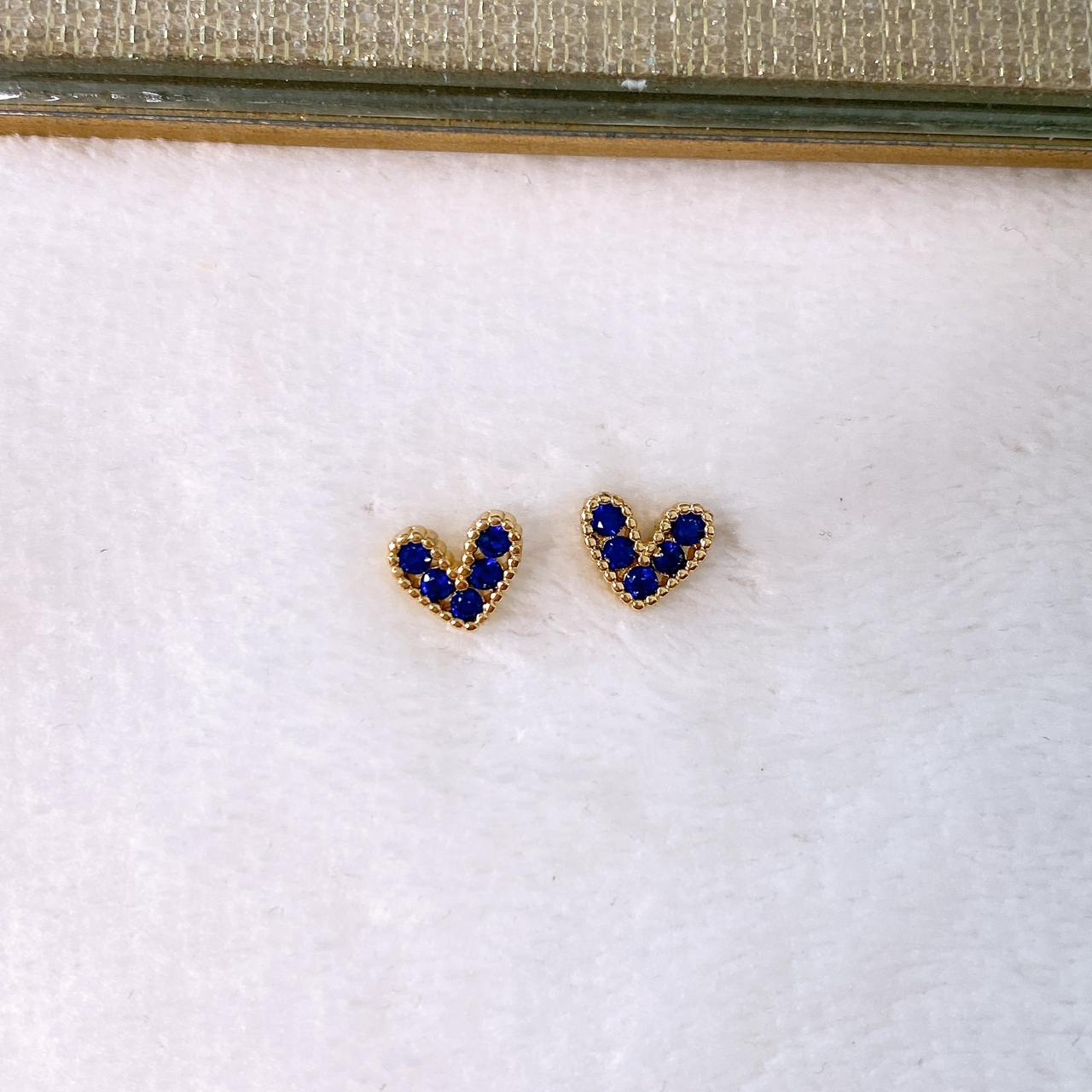 Arete de Chapa de Oro COA2883-6