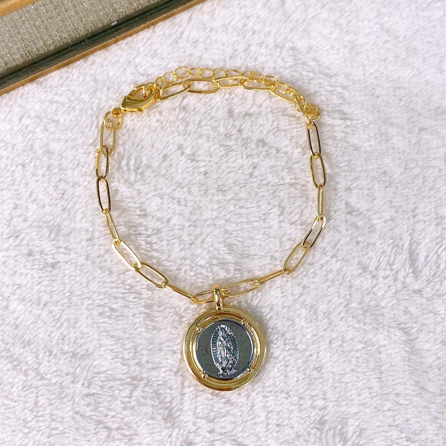 Pulsera de Chapa de Oro COP1949-1