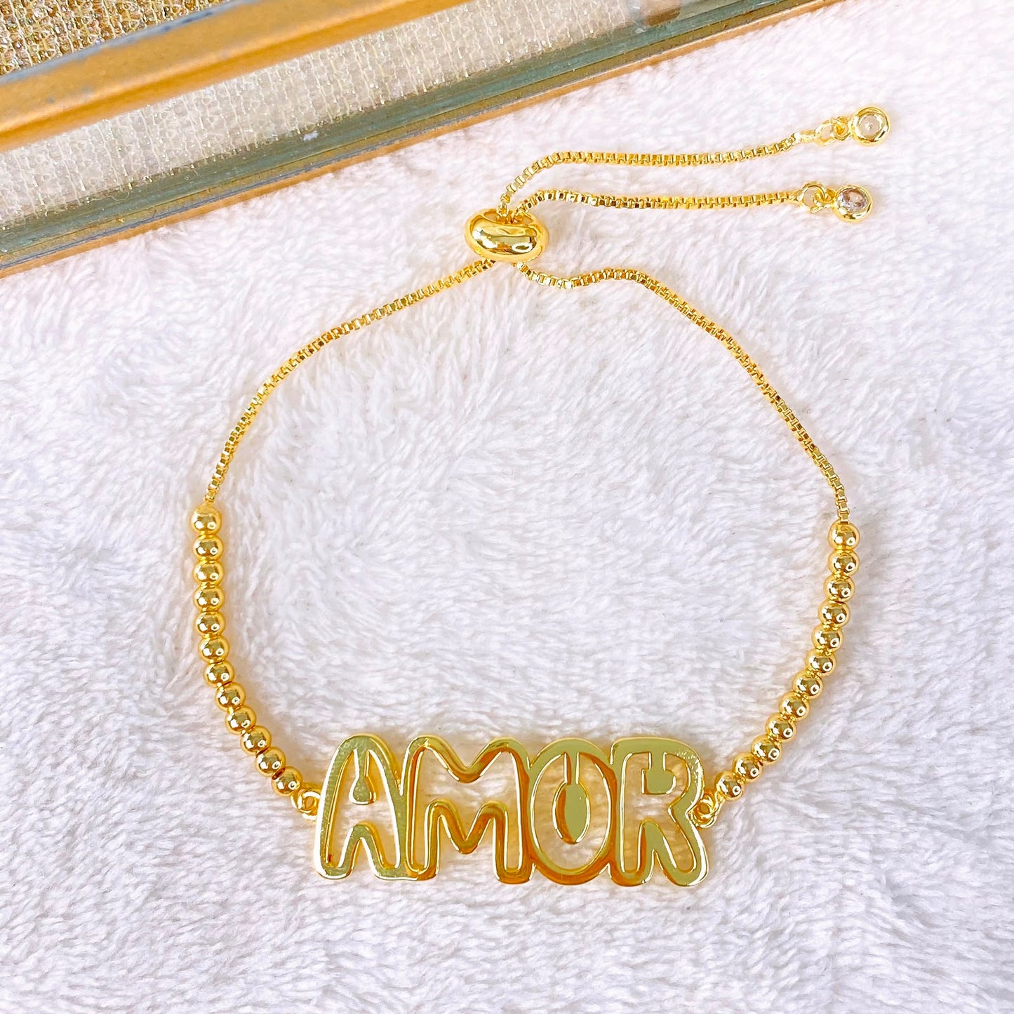 Pulsera de Chapa de Oro COP1950-3