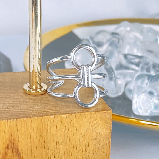 Anillo de Acero Inoxidable Ajustable RAI1396-2