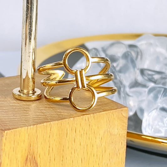 Anillo de Acero Inoxidable Ajustable RAI1396-1