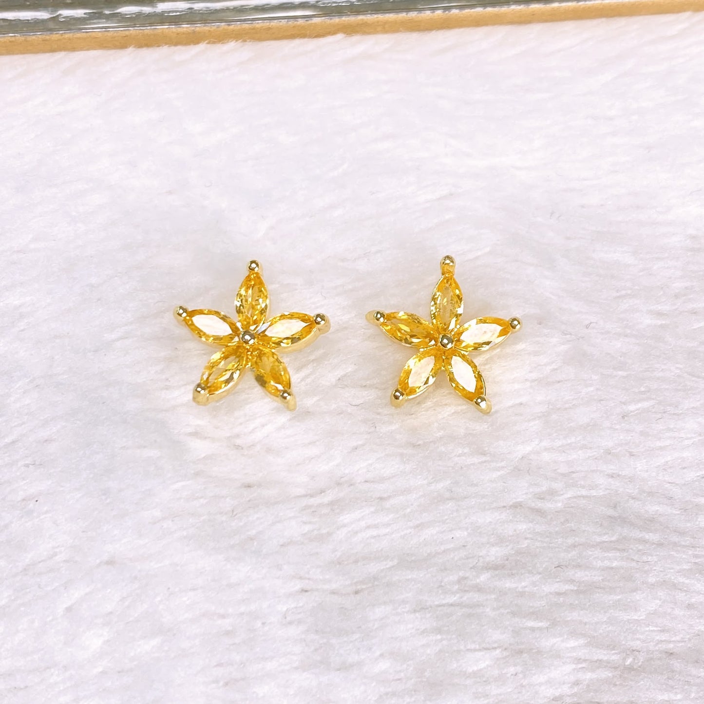 Arete de Chapa de Oro COA2889-5