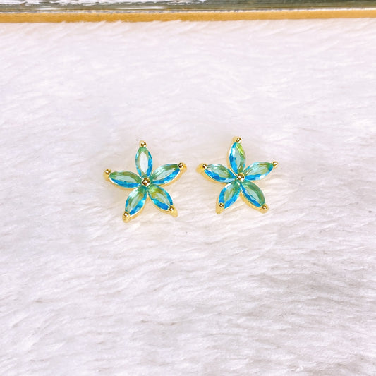 Arete de Chapa de Oro COA2889-9