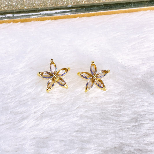 Arete de Chapa de Oro COA2889-7