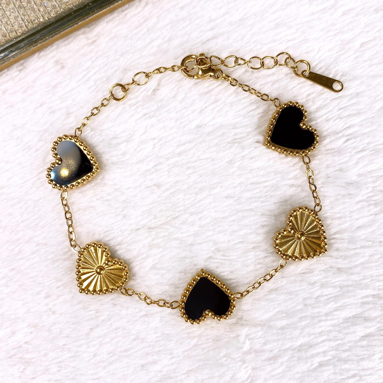 Pulsera Doble Vista de Acero Inoxidable PAI1688-2