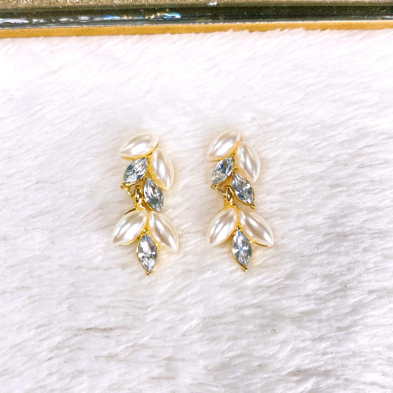 Arete de Chapa de Oro COA2892-1
