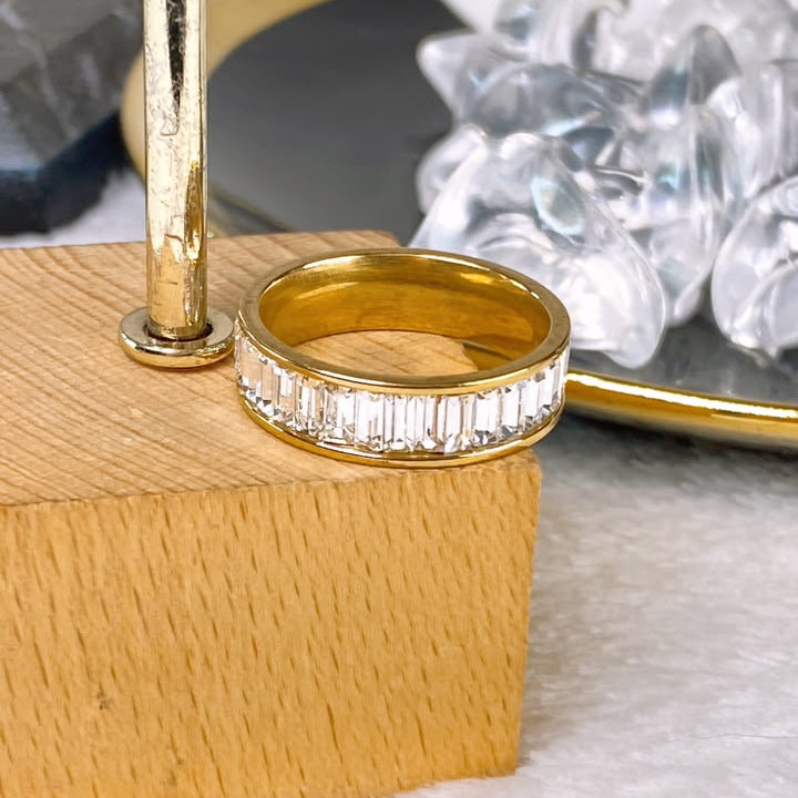 Anillo de Acero Inoxidable Talla #7 RAI1411-7