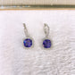 Arete de Chapa de Oro y Zirconias COA2907-2