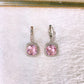 Arete de Chapa de Oro y Zirconias COA2900-2