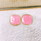 Arete de Acero Inoxidable Esmaltado AAI3058-1