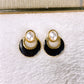 Arete de Acero Inoxidable Esmaltado AAI3057-2