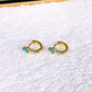 Arete de Chapa de Oro COA2933-3
