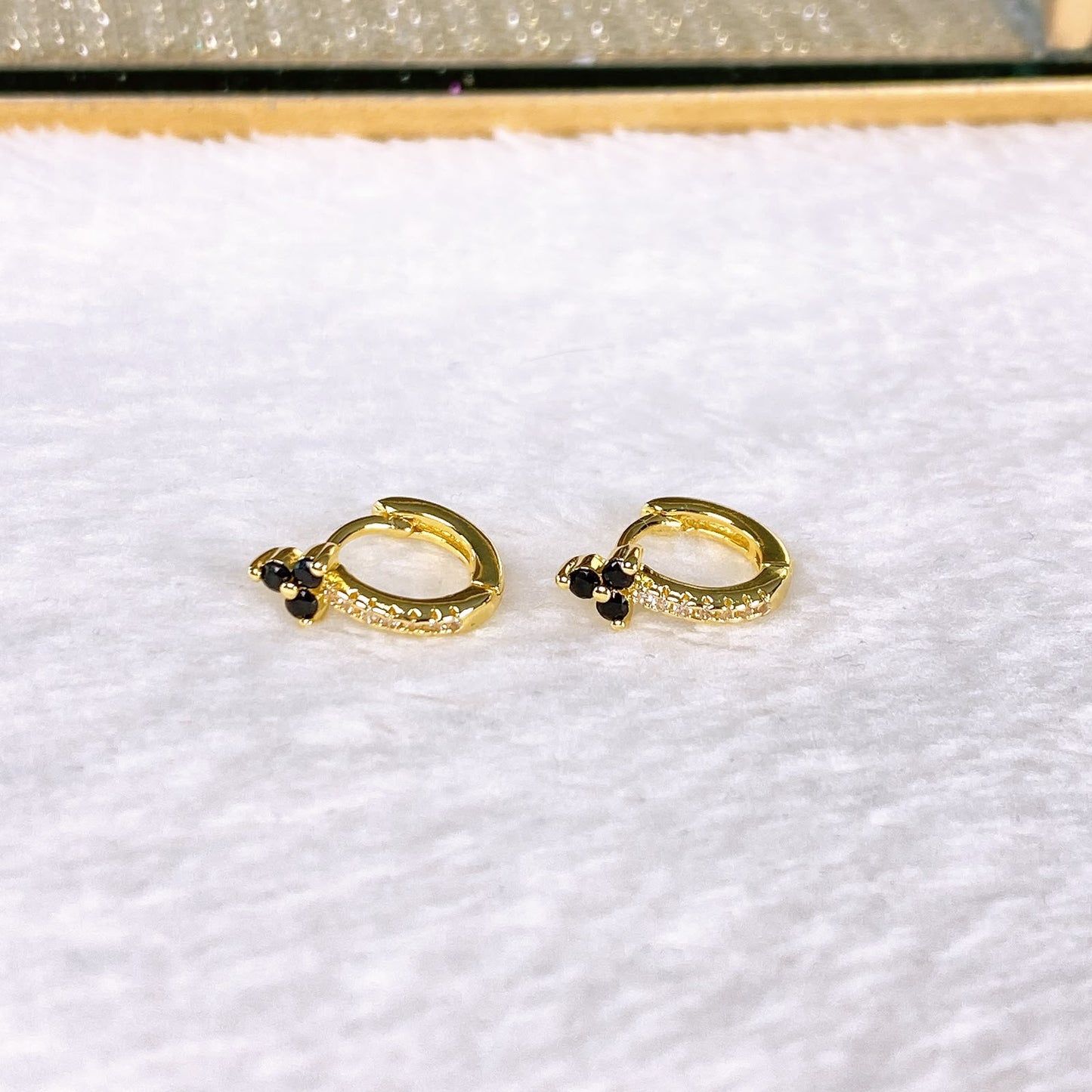 Arete de Chapa de Oro COA2933-2