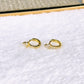 Arete de Chapa de Oro COA2933-1