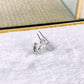 Arete de Chapa de Oro y Zirconia COA2911-2