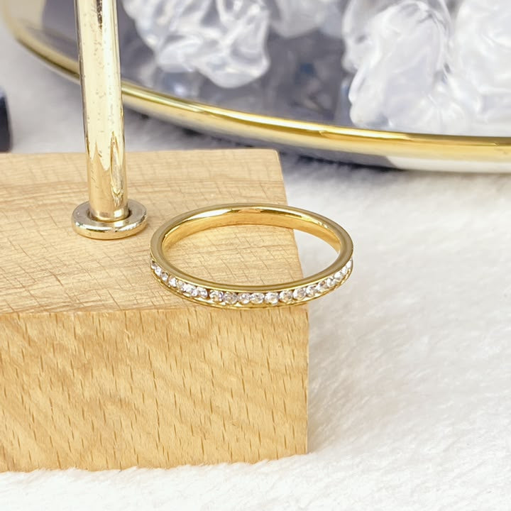 Anillo de Acero Inoxidable Talla #7 RAI1414-7