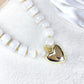 Collar de Acrilico y  Chapa de Oro CC2584-8
