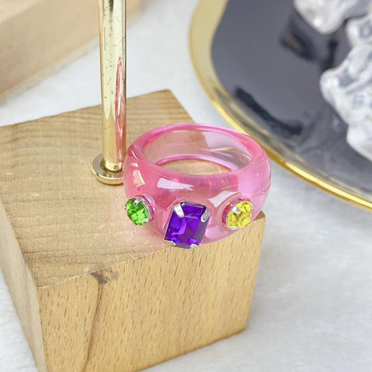 Anillo de Resina Talla #8 RB514-5