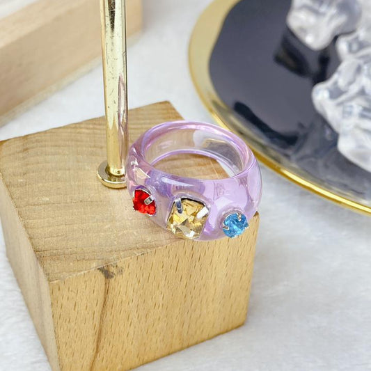 Anillo de Resina Talla #8 RB514-4