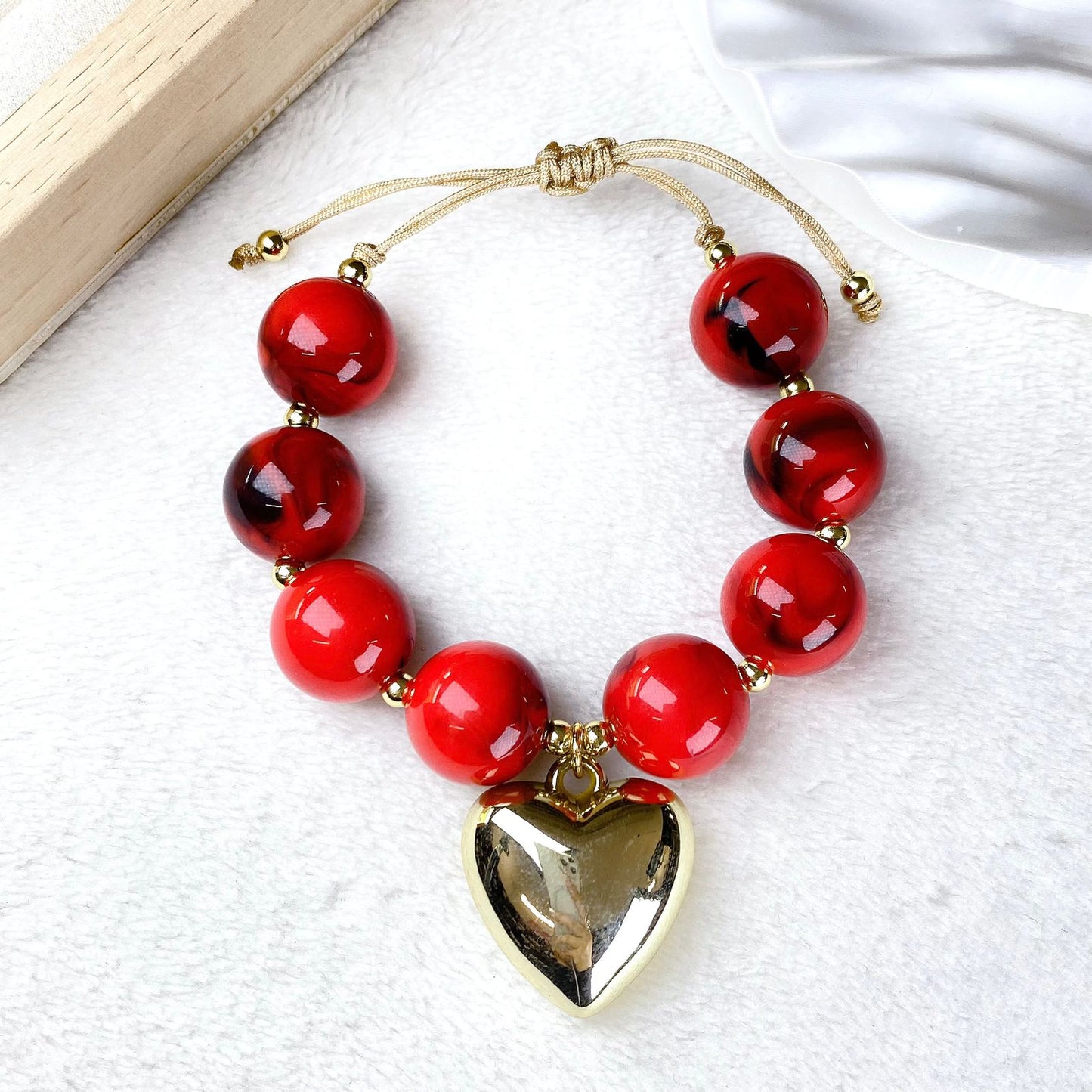 Pulsera Resina y Chapa de oro COP1965-3