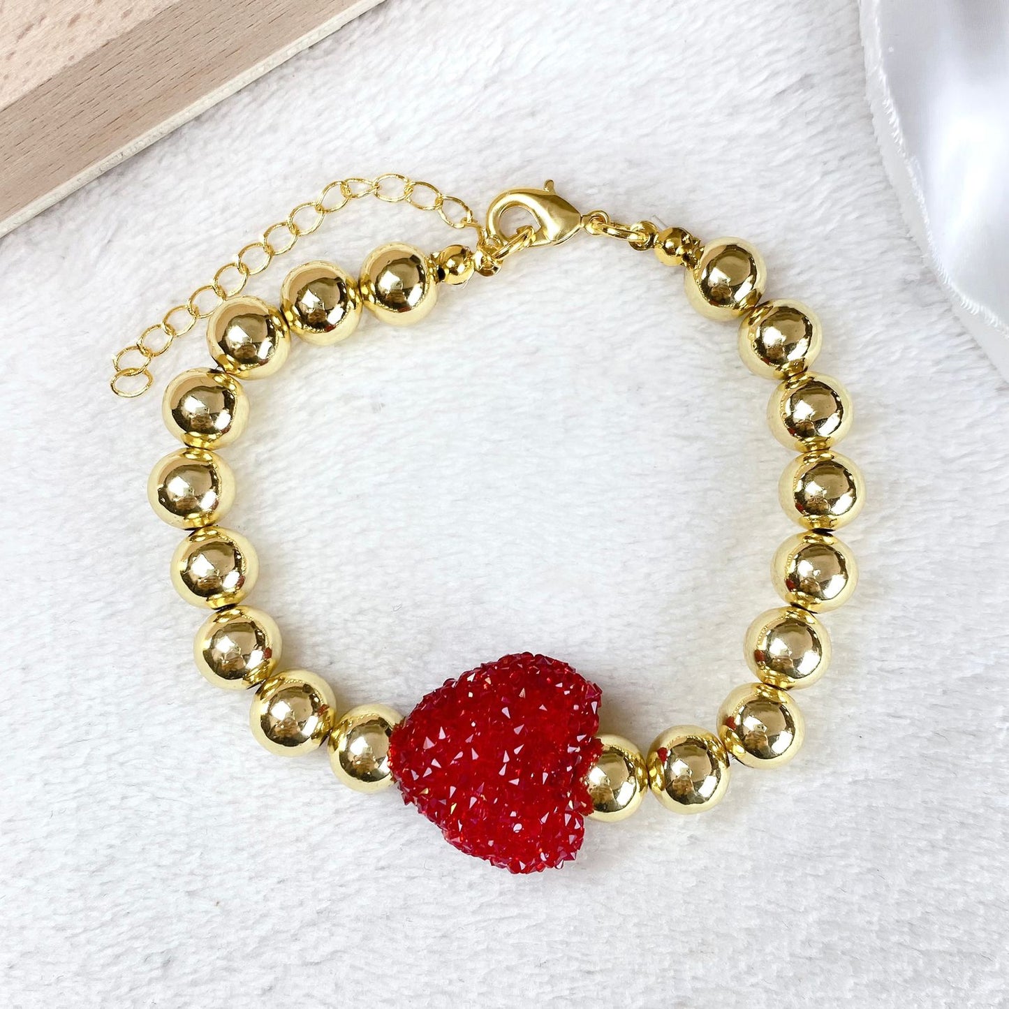Pulsera Resina y Chapa de oro COP1966-9