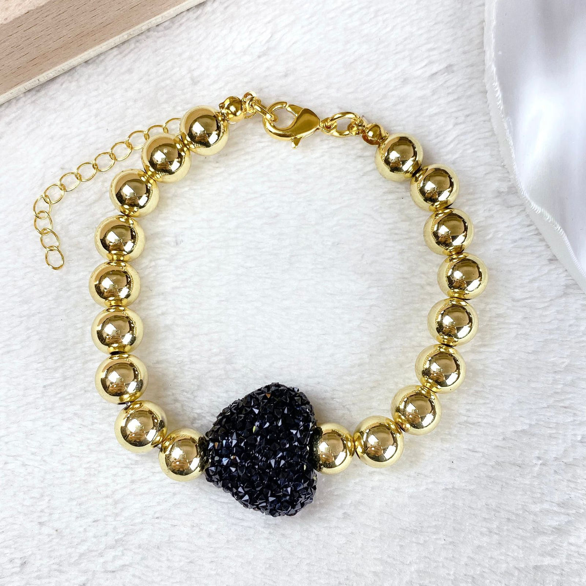 Pulsera Resina y Chapa de oro COP1966-4