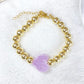 Pulsera Resina y Chapa de oro COP1966-3