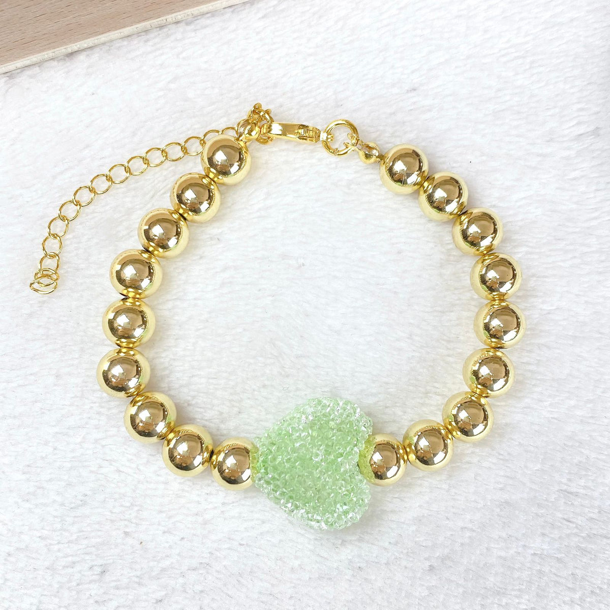 Pulsera Resina y Chapa de oro COP1966-5