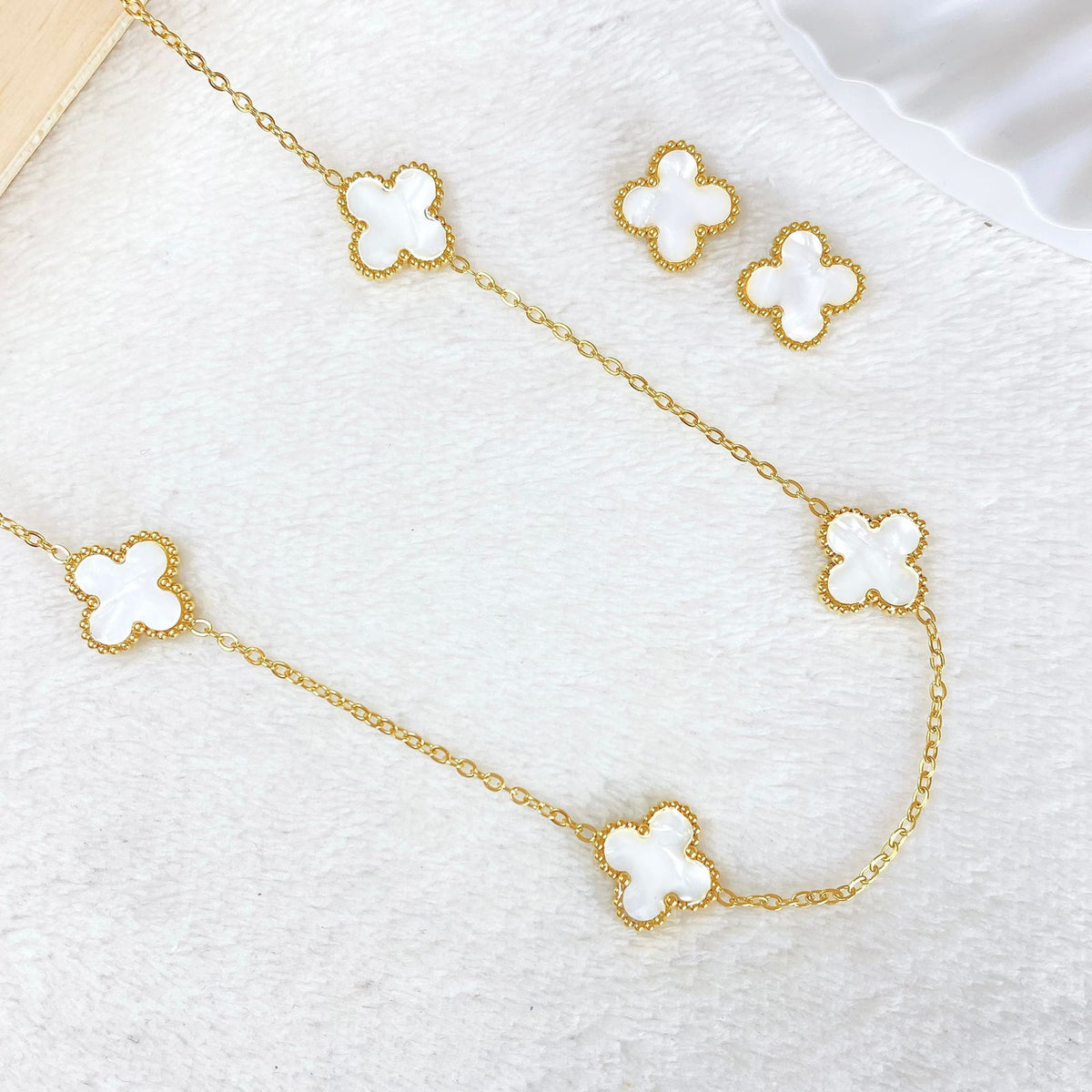 Set de Acero Inoxidable de Collar Largo SETA189-4