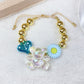 Pulsera Resina y Chapa de oro COP1967-1