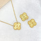 Set de Acero Inoxidable de Flor Grande SETA192-1