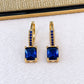 Arete de Chapa de Oro COA2494-6