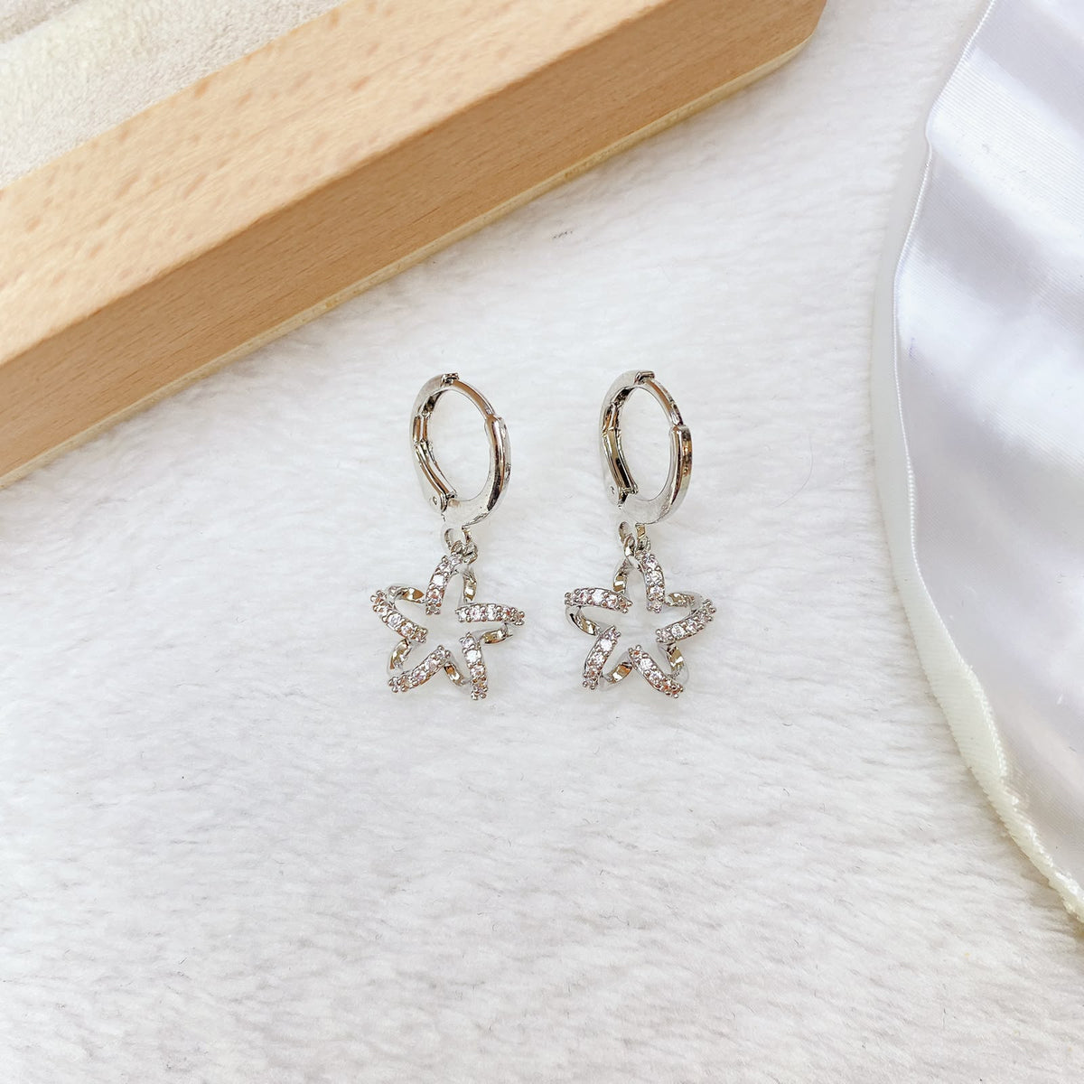 Arete de Chapa de Oro COA2993-2