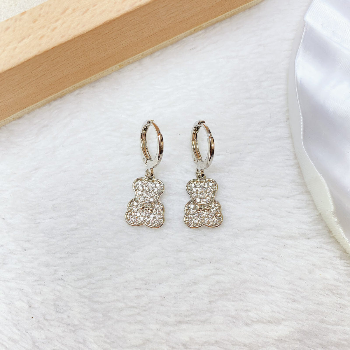 Arete de Chapa de Oro COA2994-2