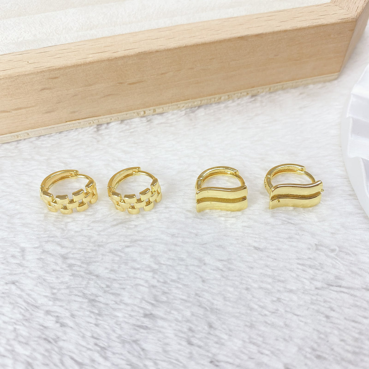 Set de Aretes de Oro Laminado COA2943-6