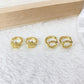 Set de Aretes de Oro Laminado COA2943-11