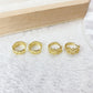 Set de Aretes de Oro Laminado COA2943-8
