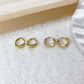 Set de Aretes de Oro Laminado COA2943-2