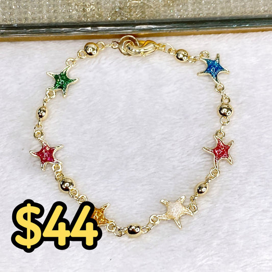 Pulsera de Chapa de Oro COP1597-9