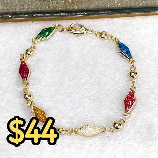 Pulsera de Chapa de Oro COP1582-7