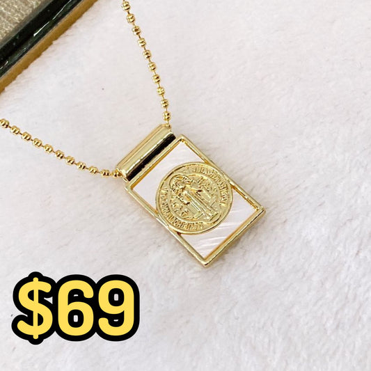 Collar de Chapa de Oro CC2191-1
