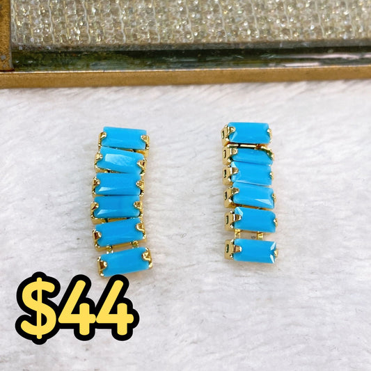 Arete de Chapa de Oro COA2021-2